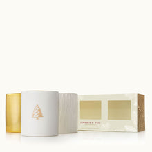 Load image into Gallery viewer, Frasier Fir Gilded Poured Candle Trio Set
