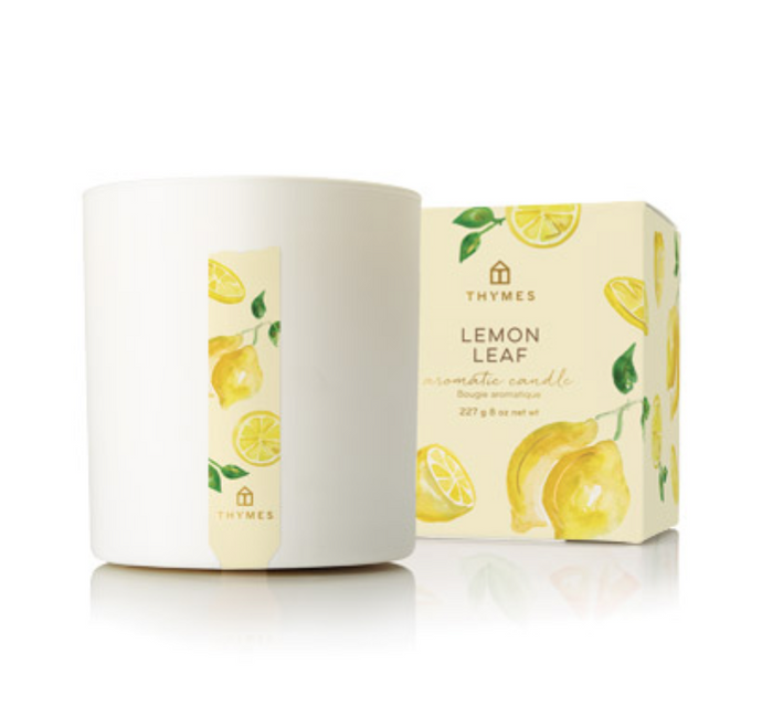 Thymes Lemon Leaf Aromatic Candle - Hadasa by Vivian