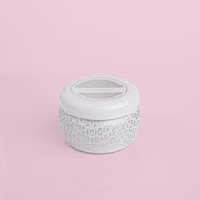 Load image into Gallery viewer, Volcano White Mini Tin Candle

